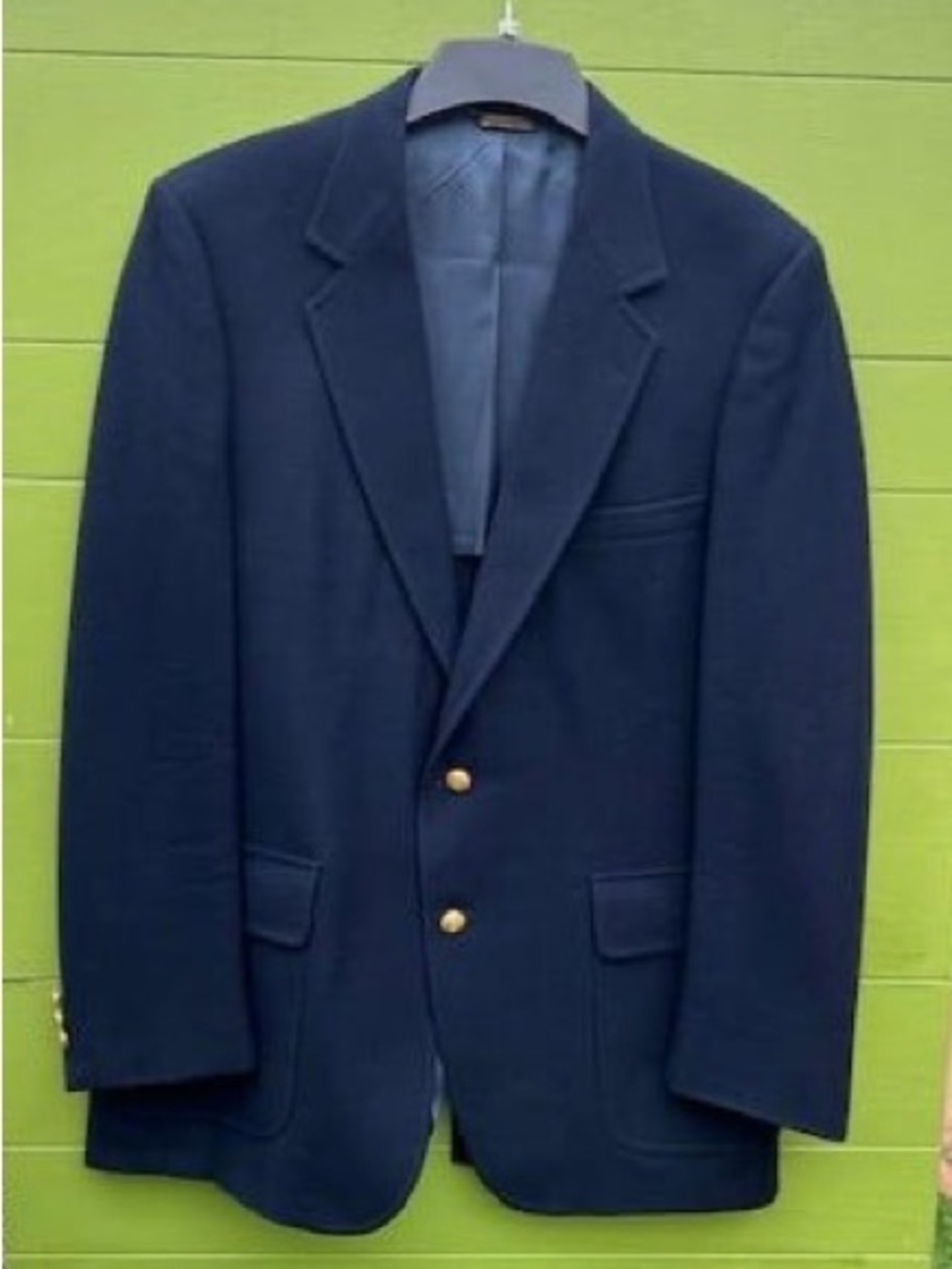 BENCHLEY Men's Classic Navy Blazer- Suit Sport Coat Navy Blue